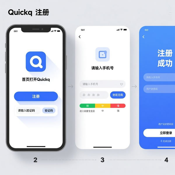 Quickq怎么注册？