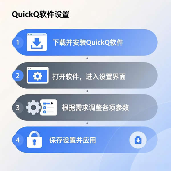 下载quickq软件后?怎样设置效果最佳? 下载quickq软件后?怎样设置效果最佳?
