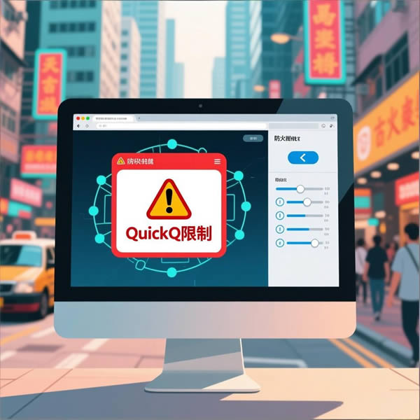 quickq地区限制？防火墙设置？