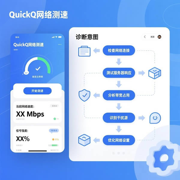 quickq网络测速怎么诊断？