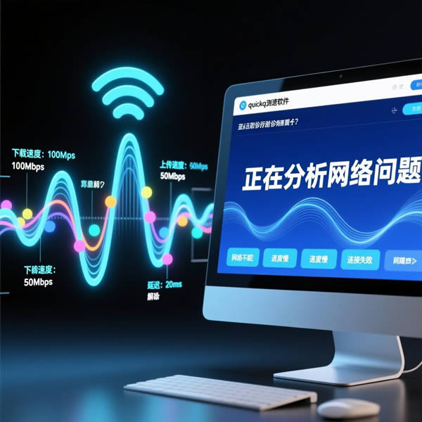 quickq网络测速怎么诊断？