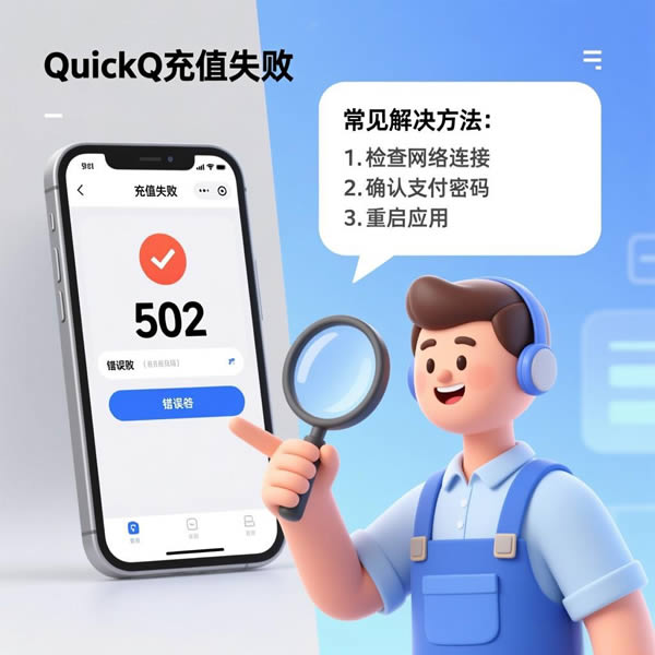 QuickQ充值充不上怎么解决？