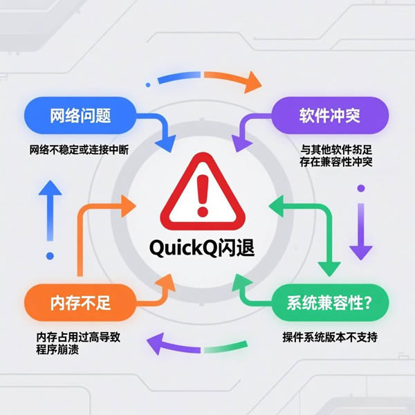 为什么QuickQ一直闪退？