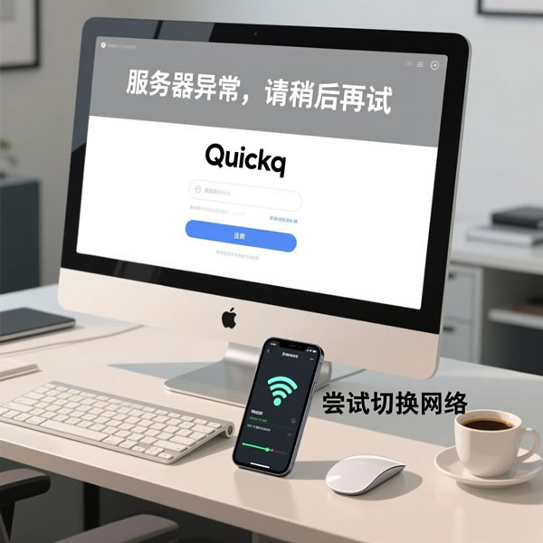 Quickq注册出现异常怎么办？